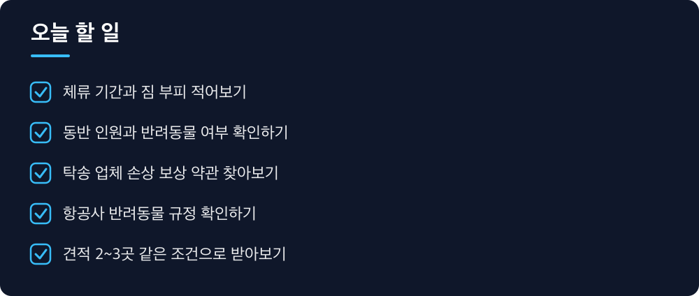 오늘 할 일